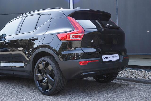 Volvo EX40 Single Motor Extended Range Ultra Black Ed. 82 kWh |Warmtepomp| Adaptieve Cruise Control| Blind spot| Semi Elektrische trekhaak | Panoramadak| Premium Audio| Interieur Voorverwarming.