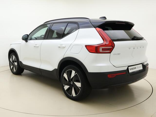 Volvo EX40 Extended Range Ultra 82 kWh / Nubuck / All Season banden / Parelmoer kleur / Panoramadak / Elektr. Stoelen / Harman&Kardon / 360 Camera / Stoel + Stuurw. Verwarming / ACC / BLIS /