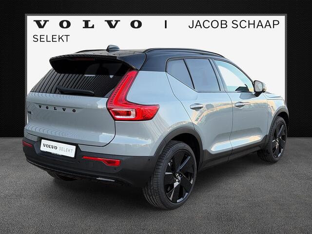 Volvo EX40 Single Motor Extended Range Ultra Black Ed. 82 kWh / panoramadak / Rondomzichtcamera / Harman/Kardon / Stuur- en stoelverwarming /