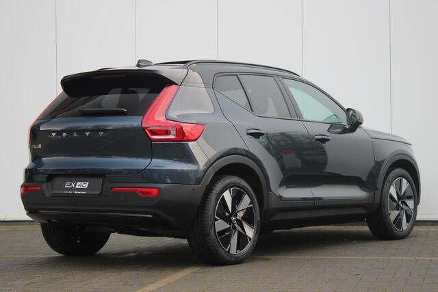 Volvo EX40 Single Motor Extended Range Ultra Black Edition | Demo Deal | Elektrisch verstelbare voorstoelen | Elektrisch schuif-/kanteldak | 360 graden camera | 19 inch Lichtmetalen velgen | Verwarmbare voorstoelen en stuurwiel | Warmtepomp | Harman Kardon Premium S