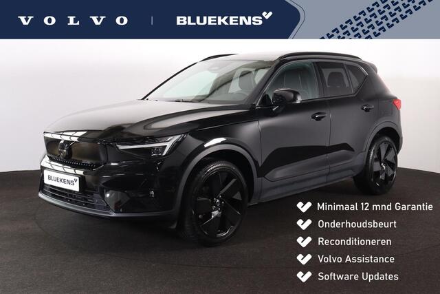 Volvo EX40 Performance Ultra Black Edition 82 kWh - Panorama/schuifdak - IntelliSafe Assist & Surround - 360º Camera - Harman/Kardon audio - Verwarmde voorstoelen, stuur & achterbank - Parkeersensoren voor & achter - Elektr. bedienb. voorstoelen met geheugen links -