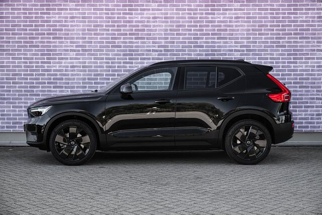 Volvo EX40 Single Motor Extended Range Ultra Black Edition Europa | Harman Kardon audio | 20" | Schuif-/kanteldak | Getint Glas | Elektrische stoelverstelling | Nubuck bekleding | Adaptive Cruise Control | Dodehoekdetectie |