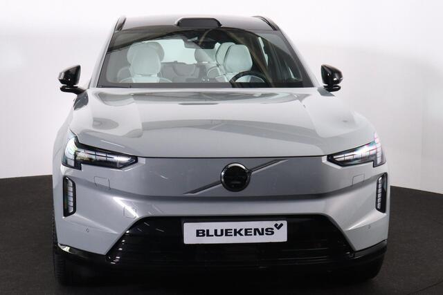 Volvo EX90 Twin Motor Performance Ultra 7p. 111 kWh Luchtvering - Pilot Assist Pack - Panoramadak - IntelliSafe Assist & Surround - 360º Camera - Bowers & Wilkins audio - Verwarmde voorstoelen, stuur & achterbank - Parkeersensoren voor & achter - Head up display - 2