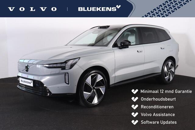 Volvo EX90 Performance Ultra 111 kWh - Luchtvering - Panoramadak - IntelliSafe Assist & Surround - 360º Camera - Bose Audio - Verwarmde voorstoelen, stuur & achterbank - Head up display - Extra getint glas - Elektr. inklapbare trekhaak - 22' LMV