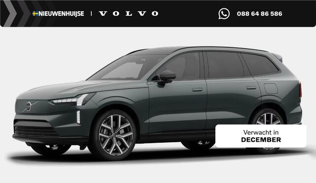 Volvo EX90 Twin Motor Ultra Executive Edition 7p. 106 kWh | 800 V | Bowers & Wilkins | Soft Close Deuren | Luchtvering | 22" | Elektrochromatisch panoramadak | Massage | HD Pixel Led | Gelamineerd Glas | Head-up Dislpay | Elektrisch verstelbare stuurkolom |