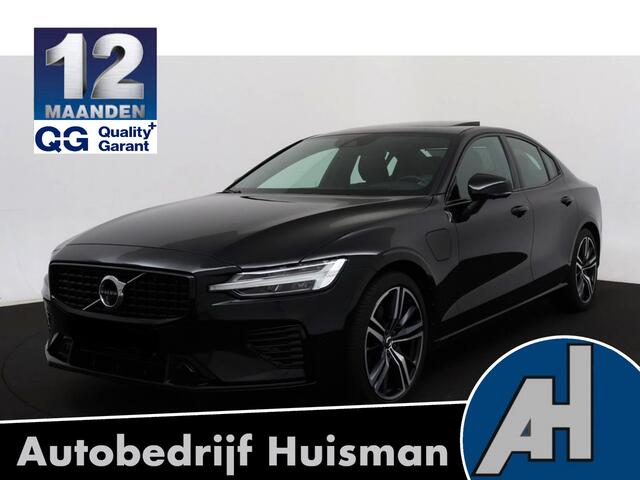 Volvo S60 2.0 Recharge T8 AWD 287kW/390pk Aut8 R-Design PANORAMADAK + HARMAN/KARDON + CRUISE + NAVI SENSUS + 360 CAMERA + STOEL-&ACHTERBANKVERWARMING + BLIS + LANE ASSIST + SPORTSTOELEN + STUURVERWARMING + KEYLESS ENTRY&GO + PARKSENSOREN V&A + 19" LM-VELGEN!!