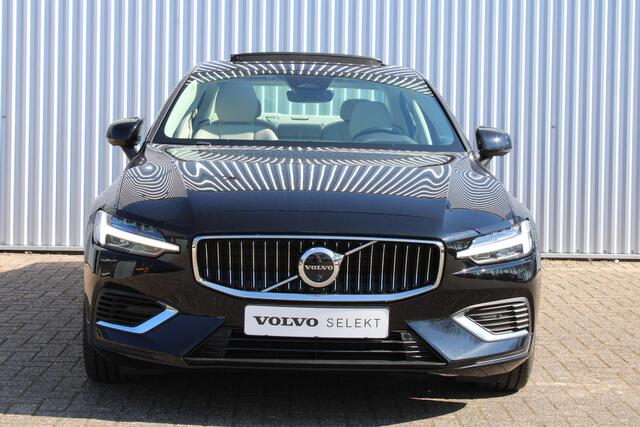 Volvo S60 Recharge T6 AWD Ultimate Bright | Long Range | Harman Kardon | 360º camera | Panoramadak | Stoel- en stuurverwarming | Verwarmde achterbank | Google Infotainment