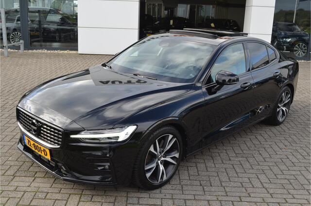 Volvo S60 2.0 T5 R-Design Pano | Harman Kardon | Elektr trekhaak | Stoelverwarming + achter + stuur | Pilot Assist | Leer | Headup | Dodehoeksensor | Bochtverlichting