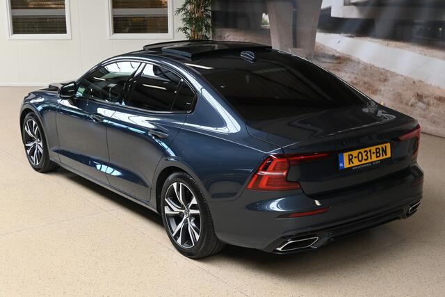 Volvo S60 2.0 B4 198pk R-Design / Plus Dark | 360° | Pano | Memory | Head-up | 100% (Dealer) onderhouden label
