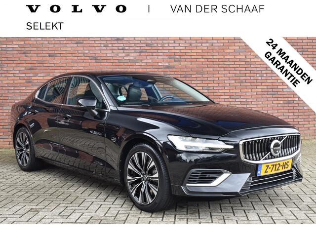 Volvo S60 T6 Recharge 350PK AWD Ultimate Bright | Bowers en Wilkins | Trekhaak | Rondomzicht camera | Massage functie voorstoelen