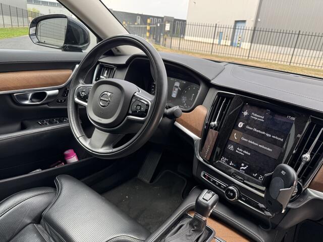 Volvo S90 2.0 T4 Inscription Plus Line Luxury Orig. NL, Vol leder Nappa met Memory/ Verwarming/ Massage/ Koeling, Pano, Head-Up, 4 Zone Klima, Cold Package, Versatility Pro Line, Park Ass, Verwarmd Stuur, Lmv.