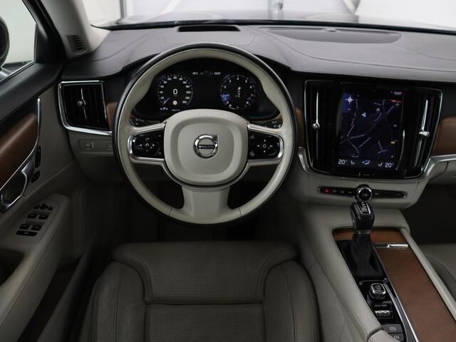 Volvo S90 2.0 T4 Business Luxury+ | Schuifdak | Stoelventilatie | Head-Up | Massage | Standkachel | 360 Camera | Leder | Head-Up | Adaptive cruise | Carplay | Park Assist | Achterbankverwarming | Navigatie