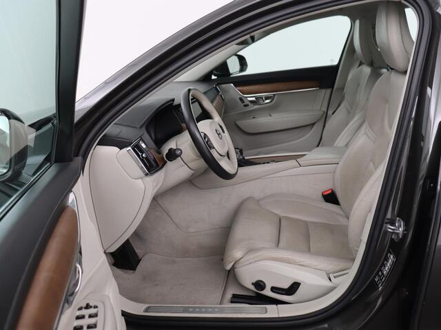 Volvo S90 2.0 T4 Business Luxury+ | Schuifdak | Stoelventilatie | Head-Up | Massage | Standkachel | 360 Camera | Leder | Head-Up | Adaptive cruise | Carplay | Park Assist | Achterbankverwarming | Navigatie