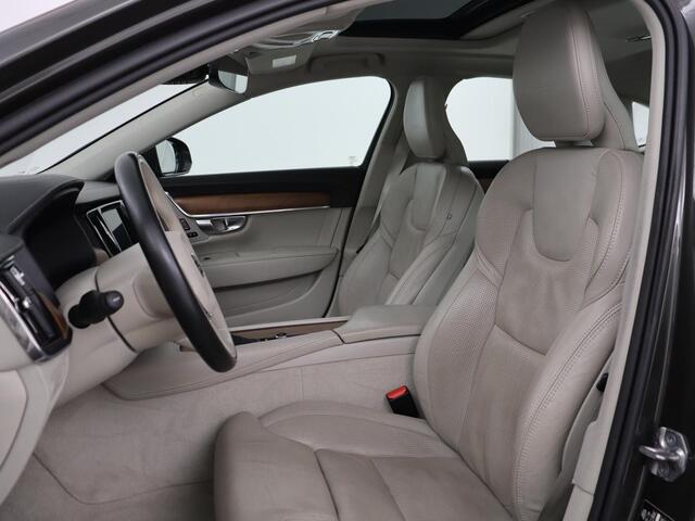 Volvo S90 2.0 T4 Business Luxury+ | Schuifdak | Stoelventilatie | Head-Up | Massage | Standkachel | 360 Camera | Leder | Head-Up | Adaptive cruise | Carplay | Park Assist | Achterbankverwarming | Navigatie