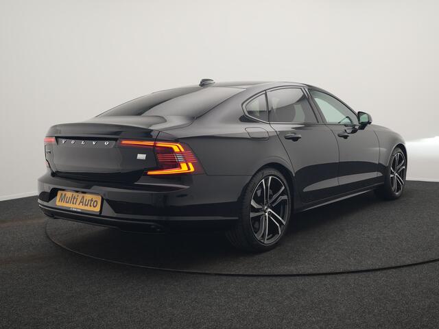 Volvo S90 T8 AWD Ultimate Dark PHEV 455pk LONG RANGE Dealer O.H | Panodak | Adaptive Cruise | 360 Camera | Lederen Sportstoelen Memory | Pilot Assist | Stuurverwarming | 20"L.M | BLIS | Google Maps |