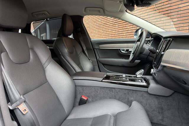 Volvo S90 T8 AWD Inscription Standkachel | Harman/Kardon Audiosysteem | Trekhaak Semi-Elektrisch | Stoelverwarming Voor en Achter | Stuurwielverwarming | Adaptieve Full-LED Koplampen | Lederbekleed Dashboard | Parkeersensoren Voor en Achter | Parkeercamera Achter 