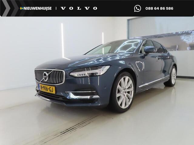 Volvo S90 2.0 T8 AWD Inscription | Adaptieve Cruise Control | Luchtvering | Schuif-/Kanteldak | Harman Kardon Audio | 360° Surround View Parkeercamera | Stoel-/Stuurverwarming | Nappa Lederen Bekleding + Massage + Ventilatie |