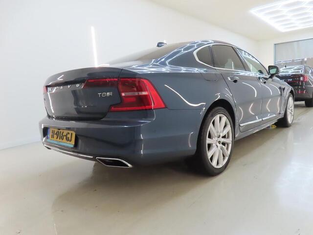 Volvo S90 2.0 T8 AWD Inscription | Adaptieve Cruise Control | Luchtvering | Schuif-/Kanteldak | Harman Kardon Audio | 360° Surround View Parkeercamera | Stoel-/Stuurverwarming | Nappa Lederen Bekleding + Massage + Ventilatie |