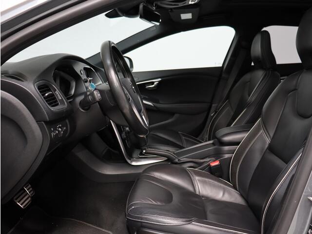 Volvo V40 T3 Automaat Polar+ Sport R-Design / Elektr. bed. stoel / Standkachel / Leder / Pan. dak / Harman Kardon / Park pilot / Stoelverwarming