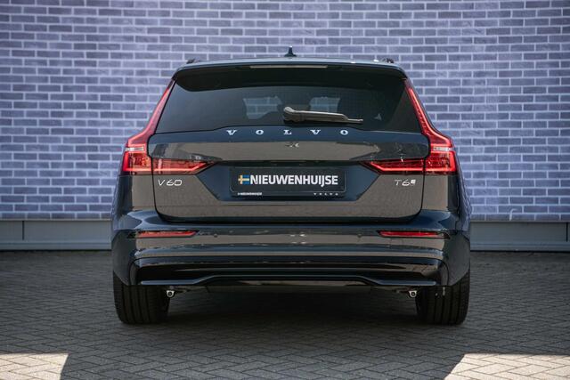 Volvo V60 2.0 T6 Recharge AWD Ultra Dark | Uit Voorraad Leverbaar | Stoel Ventilatie en Massage | Bowers & Wilkins | 360 Camera | Gelamineerd Glas |