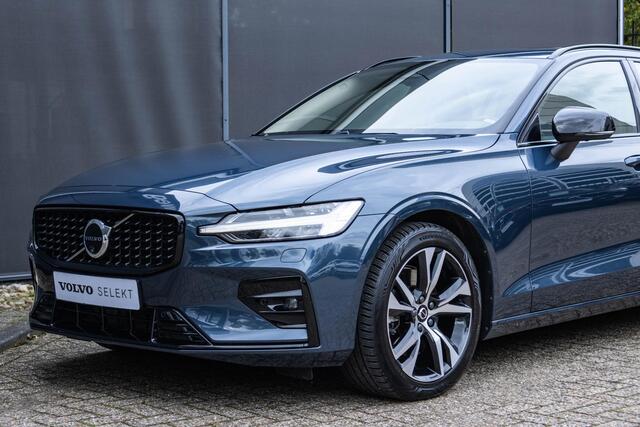 Volvo V60 B3 Automaat Plus Dark | Panoramadak | Premium Audio by Harman Kardon | 360º Camera | Semi elektrische trekhaak | Adaptive Cruise control | Stoel- en stuurverwarming | Verwarmbare achterbank