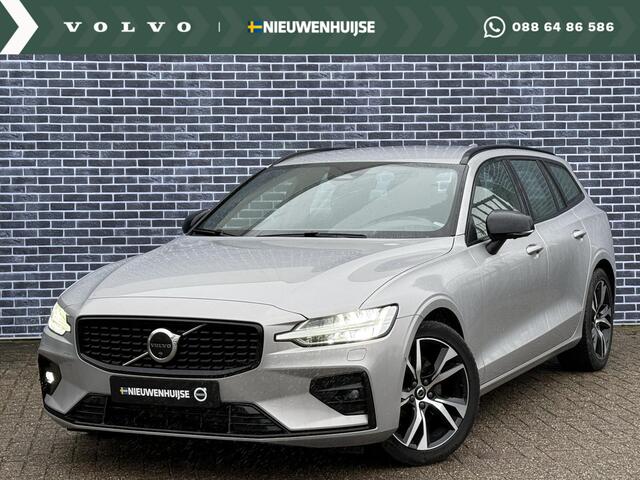 Volvo V60 2.0 B3 Plus Dark | 18" licht metalen velgen | bestuurders stoel met memory stand. parkeersensoren vóór en achter | camera | Google auto | Full LED | verwarmde voorstoelen en stuurwiel | Trekhaak |