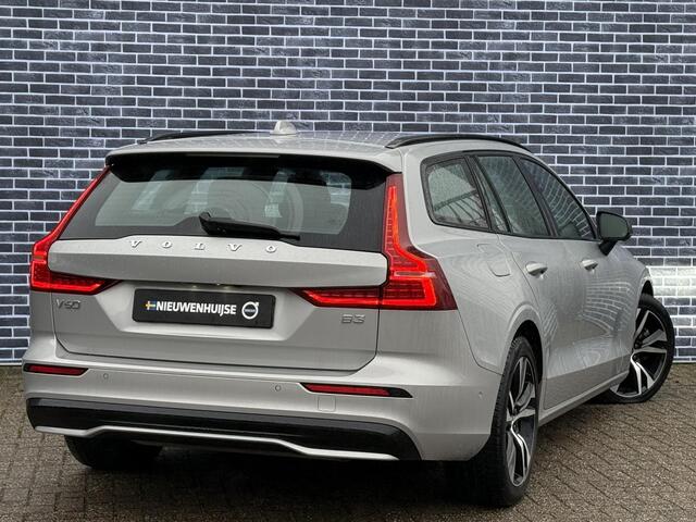 Volvo V60 2.0 B3 Plus Dark | 18" licht metalen velgen | bestuurders stoel met memory stand. parkeersensoren vóór en achter | camera | Google auto | Full LED | verwarmde voorstoelen en stuurwiel | Trekhaak |