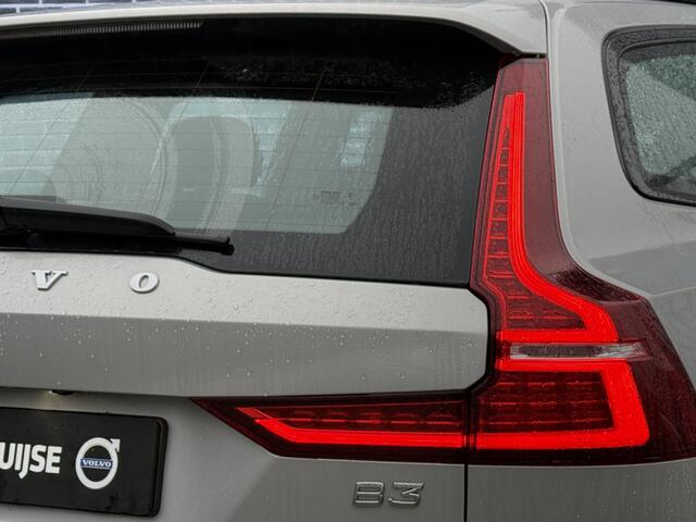 Volvo V60 2.0 B3 Plus Dark | 18" licht metalen velgen | bestuurders stoel met memory stand. parkeersensoren vóór en achter | camera | Google auto | Full LED | verwarmde voorstoelen en stuurwiel | Trekhaak |