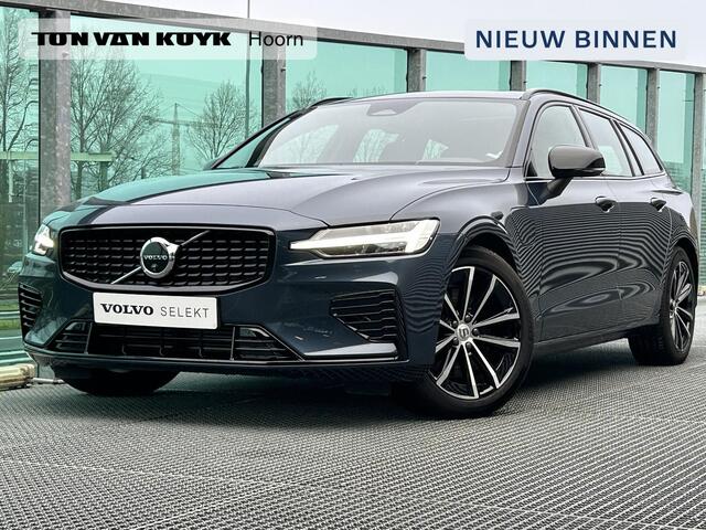 Volvo V60 2.0 T6 Plug-in hybrid AWD Plus Dark , Automaat , Adaptive Cruise , Panoramadak , 360 Camera , Harman/Kardon , Stoel+Stuur+Achterbank Verwarmd , Google , Carplay , BLIS , Pilot Assist , Elek. verstelbare stoelen met geheugen ,