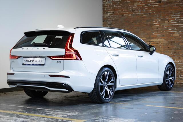 Volvo V60 B3 Automaat Plus Dark | Adaptive cruise control | 360° parkeercamera | Wegklapbare trekhaak | Stoelverwarming | Parkeerverwarming | Harman Kardon premium audio | Stoel & Stuurwielverwarming | BLIS |
