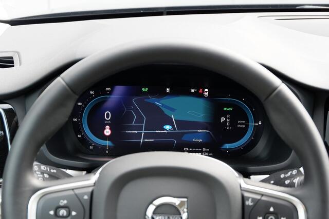 Volvo V60 T6 Recharge AWD Core Bright | Trekhaak semi elektrisch inklapbaar | 19" Lichtmetalen velgen | Adaptieve Cruise Control met Pilot Assist | BLIS dodehoekdetectie | City Weave Blond interieur | Google Maps & Infotainment | Keyless Entry & Go | Elektrisch bed