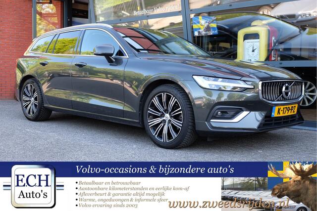 Volvo V60 2.0 B3 Inscription, Leer, Adaptieve CC, Apple CarPlay, Elektr. stoel