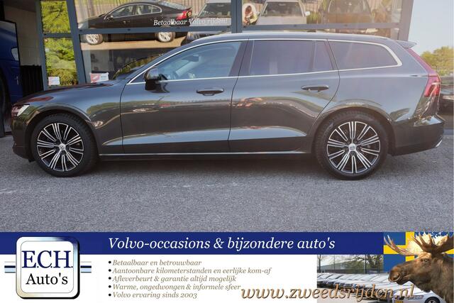 Volvo V60 2.0 B3 Inscription, Leer, Adaptieve CC, Apple CarPlay, Elektr. stoel