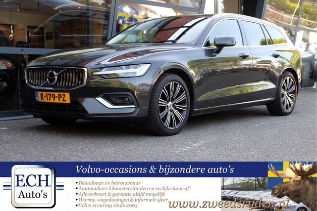 Volvo V60 2.0 B3 Inscription, Leer, Adaptieve CC, Apple CarPlay, Elektr. stoel