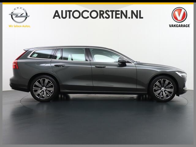 Volvo V60 2.0B3 AUT-7 177PK Inscription Leer MHEV Apple Carplay Android Auto Harman&Kardon Prem.Aurdio Camera Adap.Cruise Elek.Stoelen Stuur+Stoelverwarming Navi Ecc Cruise Control DAB+ PDC Lane Assist Road Sign Info Lmv 18" Led Elek. Achterklep Regen-Lichtsensor C