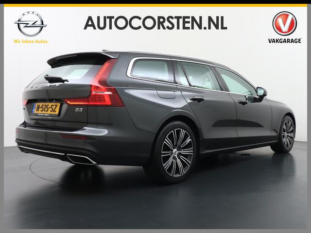 Volvo V60 2.0B3 AUT-7 177PK Inscription Leer MHEV Apple Carplay Android Auto Harman&Kardon Prem.Aurdio Camera Adap.Cruise Elek.Stoelen Stuur+Stoelverwarming Navi Ecc Cruise Control DAB+ PDC Lane Assist Road Sign Info Lmv 18" Led Elek. Achterklep Regen-Lichtsensor C