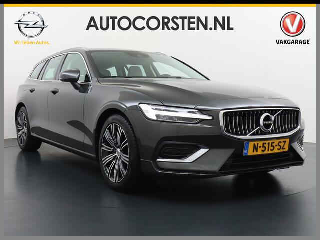 Volvo V60 2.0B3 AUT-7 177PK Inscription Leer MHEV Apple Carplay Android Auto Harman&Kardon Prem.Aurdio Camera Adap.Cruise Elek.Stoelen Stuur+Stoelverwarming Navi Ecc Cruise Control DAB+ PDC Lane Assist Road Sign Info Lmv 18" Led Elek. Achterklep Regen-Lichtsensor C