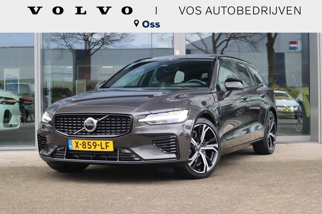 Volvo V60 2.0 T6 Plug-in hybrid AWD Plus Dark | Schuif-/ kanteldak| Keyless Entry| Stoelverwarming voor + achter| Stuurwielverwarming| 19'' Lichtmetalen velgen|