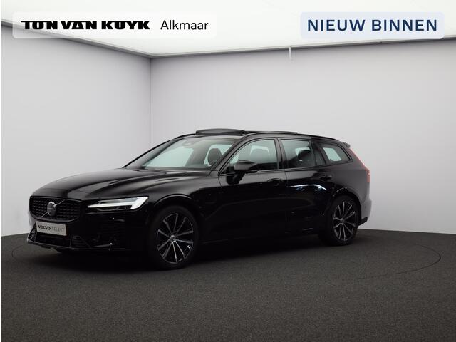 Volvo V60 2.0 T6 Plug-in hybrid AWD Plus Dark / Trekhaak / Panoramadak / Harman kardon / 360 Camera / Elektrische Stoelen / Stoel + Stuurverwarming / BLIS / Keyless /