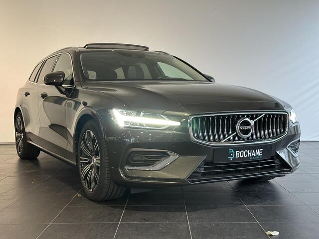 Volvo V60 2.0 B3 Inscription TREKHAAK | ELEKTRISCH GLAZEN PANORAMADAK | LEDEREN BEKLEDING | COMPLETE AUTO!