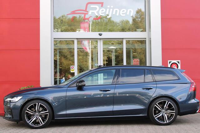 Volvo V60 2.0 B3 R-DESIGN 177PK MILD HYBRID GEARTRONIC 8 | PANORAMISCH SCHUIF/KANTELDAK | PREMIUM AUDIO BY HARMAN KARDON | 19" 5-TRIPPLE SPAAKS BLACK/DIAMAND CUT LICHTMETALEN VELGEN | BLINDSPOT INFOMATION SYSTEM (BLIS) | VERWARMDE VOORRUIT |VERWARMDE AQUABLADE RUIT