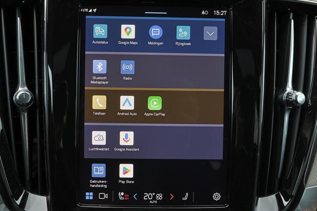 Volvo V60 T6 Recharge AWD Plus Dark - LONG RANGE - IntelliSafe Assist & Surround - 360º Camera - Harman/Kardon audio - Adaptieve LED koplampen - Verwarmde voorstoelen, stuur & achterbank - Parkeersensoren voor & achter - Elektr. bedienb. voorstoelen met geheugen -