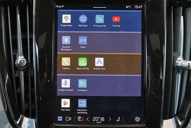 Volvo V60 T6 Recharge AWD Plus Dark - LONG RANGE - IntelliSafe Assist & Surround - 360º Camera - Harman/Kardon audio - Adaptieve LED koplampen - Verwarmde voorstoelen, stuur & achterbank - Parkeersensoren voor & achter - Elektr. bedienb. voorstoelen met geheugen -