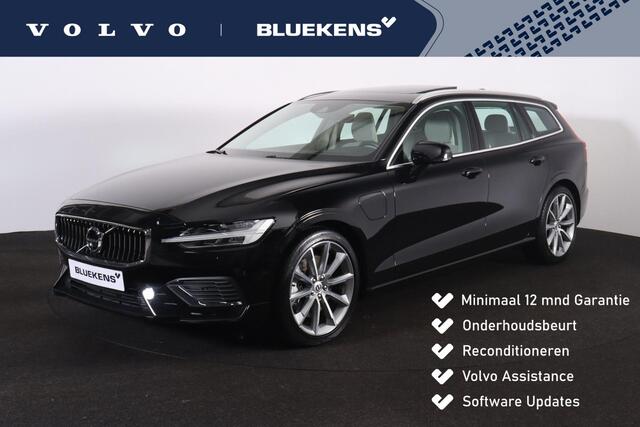 Volvo V60 T6 Recharge AWD Business Pro - Panorama/schuifdak - IntelliSafe Assist & Surround - 360º Camera - Harman/Kardon audio - Adaptieve LED koplampen - Verwarmde voorstoelen & stuur - Parkeersensoren voor & achter - Head up display - Standkachel - 19' LMV