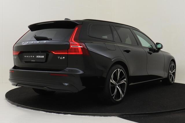 Volvo V60 T6 PLUG-IN HYBRID AWD ULTRA DARK *FULL OPTIONS!* -PANO.DAK|BOWERS&WILKINS|GEVENT.LEDER+MASSAGE|360°CAM|HEAD-UP DISP.|19"