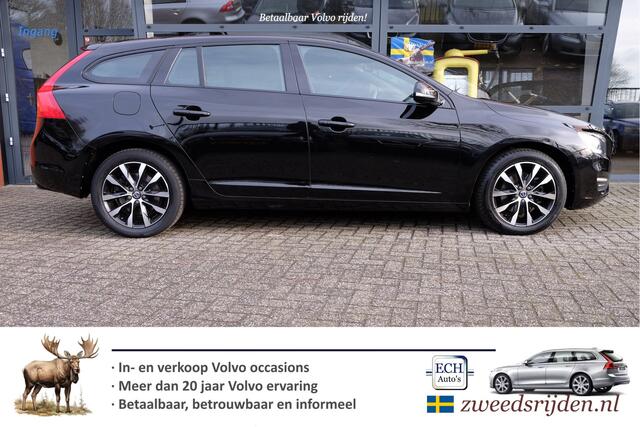 Volvo V60 2.0 D2 Aut. Polar+ Dynamic, Leer, Trekhaak, Elektr. stoelen