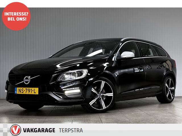 Volvo V60 1.5 T3 R-Design/ Automaat!/ Trekhaak!/ Zwarte Hemel/ 18''LMV/ Stoelverw./ Clima/ Navi/ Cruise/ Bluetooth/ Multi.LEDER.Stuur/ Elek.Pakket/ Isofix/ PDC Achter.