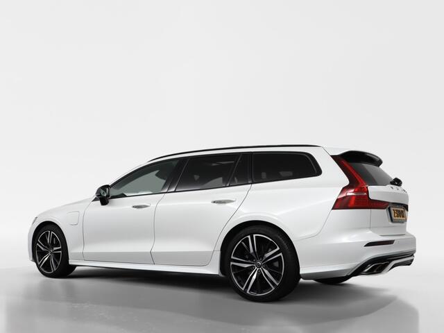 Volvo V60 2.0 T6 Recharge AWD R-Design 340 PK | 3D Camera | Trekhaak | Apple Car Play | Harman/Kardon | Panorama | Crystal White Pearl - RIJKLAAR