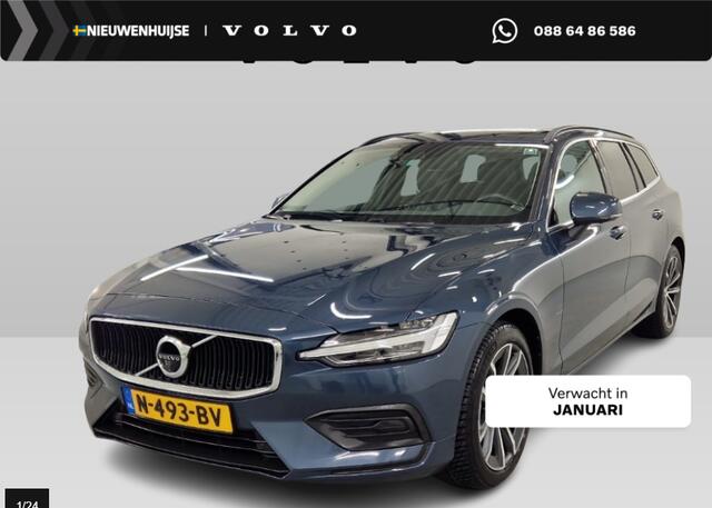 Volvo V60 2.0 B4 Momentum Business | Harman/Kardon | Trekhaak | Stoel/stuurverwarming | Memory | Schuif/kantel panoramadak | Adaptieve cruise | Pilot assist | 360° Camera |