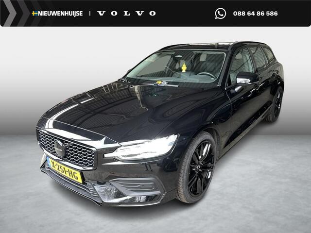 Volvo V60 2.0 B3 Essential Edition | Sport Pack | 19" Black Edition Velgen | Leder | Adaptieve Cruise Control | Stoelverwarming | Park Assist |